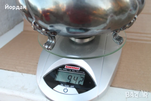 Сребърна ваза , снимка 13 - Други ценни предмети - 51392745