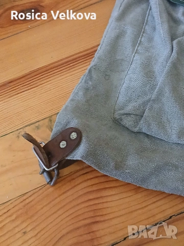 Ретро брезентова раница , снимка 3 - Раници - 54149489