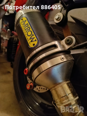 Ауспух Arrow 54мм. с линк за GSXR L1+ 600/750, снимка 2 - Части - 49922227