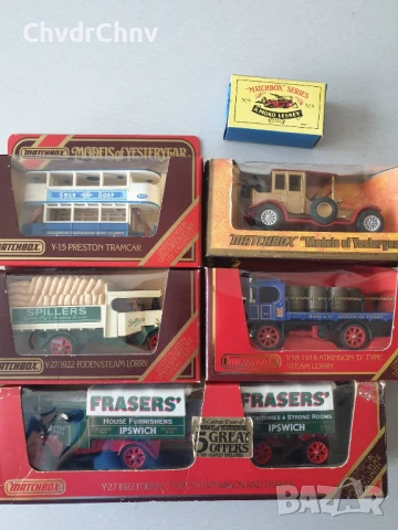6бр МАЧБОКС колекционерски английски метални колички MATCHBOX