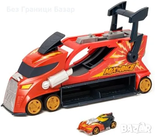 Нов T-Racers Thunder Truck – Камион със стартер и ексклузивна кола за деца