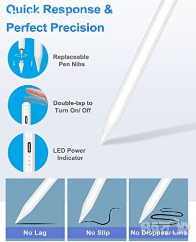 Нова писалка стилус за таблет iPad прецизен връх Писане/рисуване Айпад, снимка 6 - Други - 40579999