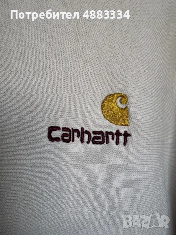Carhartt Half Zip American Script Sweatshirt., снимка 2 - Суичъри - 56172137