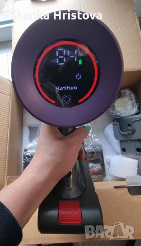 Акумулаторна правостояща прахосмукачка Honiture X7., снимка 4 - Прахосмукачки - 52689285