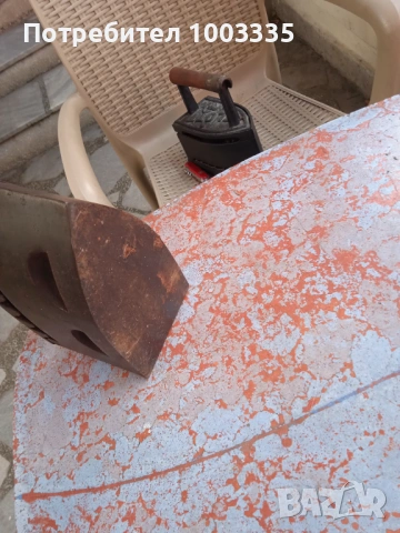 Ютия на жар с лъвска глава , снимка 2 - Антикварни и старинни предмети - 53133346