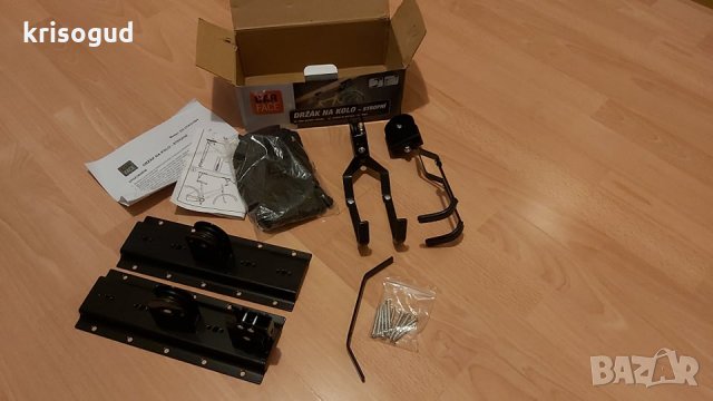 Чисто нова, качествена стойка за велосипед, окачваща се на таван, черн , снимка 2 - Части за велосипеди - 29187762