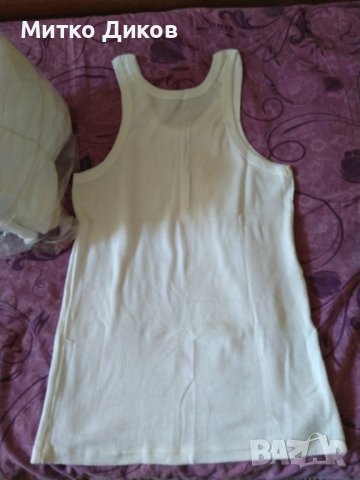 Потник памучен Лотос български-нов-12 броя-размер С/М, снимка 5 - Тениски - 44185767