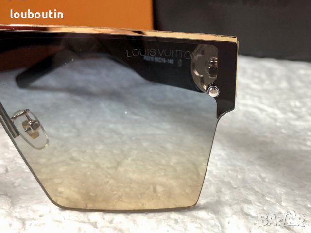 -22 % разпродажба Louis Vuitton 2023 висок клас дамски слънчеви очила маска Мъжки Унисекс, снимка 12 - Слънчеви и диоптрични очила - 38978445
