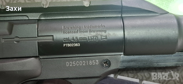 Въздушен пистолет Browning Buck Mark кал. 4.5мм, снимка 3 - Въздушно оръжие - 54166161