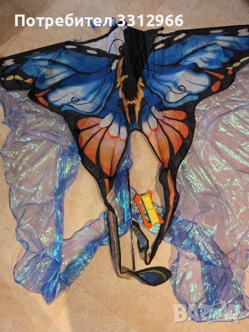Чисто ново хвърчило с дизайн на пеперуда,, снимка 3 - Други стоки за дома - 54096314