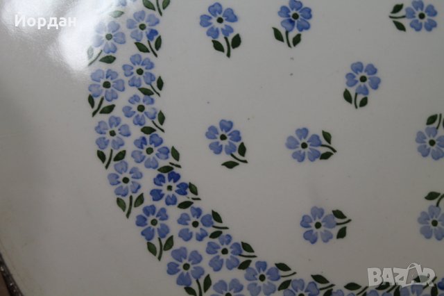 Порцеланов поднос 1920г, снимка 3 - Антикварни и старинни предмети - 35095207