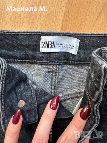 Zara skinny jeans, 32, отлични, снимка 2 - Дънки - 52401560