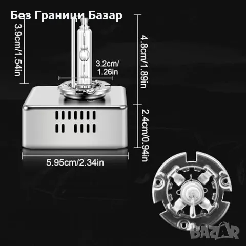 Нова крушка D5S ксенон 35W 6000K – мощни фарове за безопасно шофиране, снимка 6 - Части - 49517374