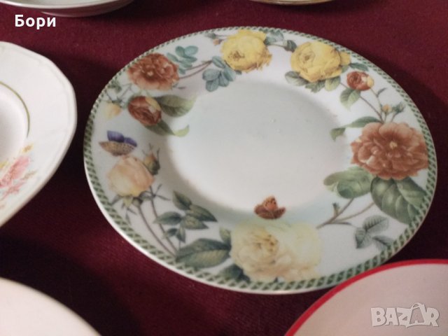 Баварски порцелан 15 броя чинийки, снимка 2 - Чинии - 34497577