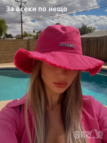 Jacquemus Дамска Лятна Шапка Капела - Налични Различни Цветове Код E688, снимка 2 - Шапки - 51149635