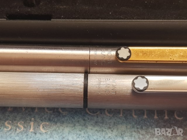 Комплект стари химикалки Montblanc с оригинална кутия, снимка 12 - Колекции - 34237870