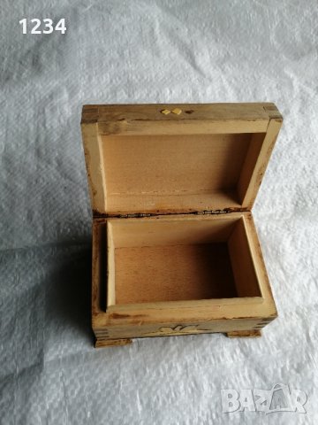 Дървена кутия 10 см. , снимка 3 - Други стоки за дома - 31892093