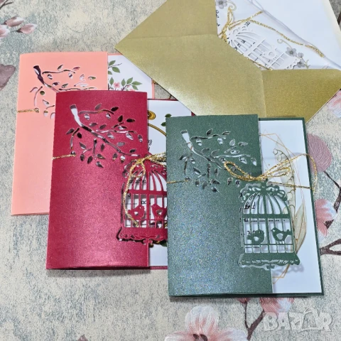 ⚜️ Покани за юбилей, сватба, бал и рожден ден – стил и персонализация, снимка 3 - Покани - 50998642