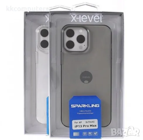 Калъф PC X-Level MagSafe Sparkling /Черен/ за iPhone 16 6.1 Баркод : 3130773