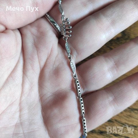 Сребърна гривна (144), снимка 4 - Гривни - 40842877