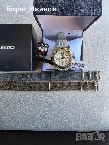Seiko 5 Sports Military SRPA67k1, снимка 4 - Мъжки - 54301464