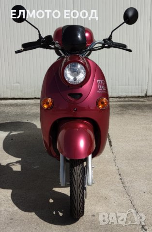 Електрически скутер с ретро дизайн модел TDR363Z в червен цвят, снимка 8 - Мотоциклети и мототехника - 42766825