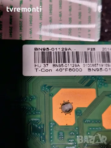 TCon BOARD, BN95-01129A, BN41-02069,2013_TCON_FOX_FT3,- SAMSUNG UE40F6340S 40inc DISPLAY CY-HF400CSL, снимка 3 - Части и Платки - 48743340