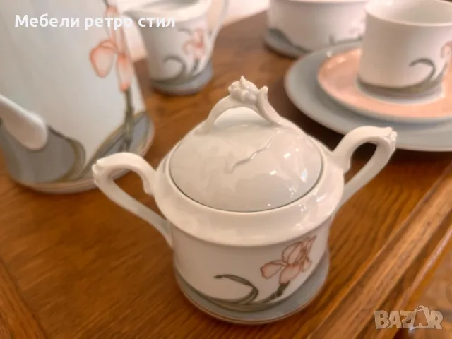 Порцеланът Konigl Tettau e изключително красив. Сервиза на Tettau има зашеметяващи детайли., снимка 6 - Сервизи - 47678985