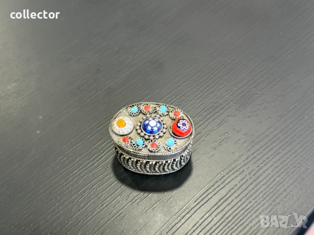 Ръчно изработена ориенталска кутийка. №8064, снимка 2 - Антикварни и старинни предмети - 54051593