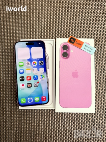 НОВ ❗️ iPhone 16 PLUS ❗️Лизинг от 52лв/м ❗️ Гаранция 128Gb PINK ❗️ розов, снимка 7 - Apple iPhone - 52614227
