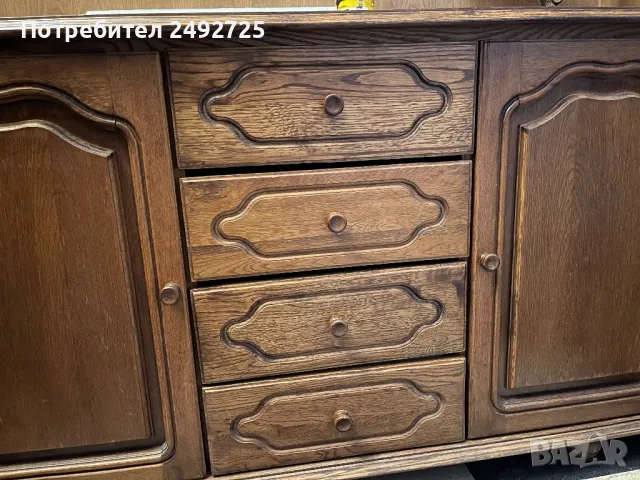 Шкаф скрин бюфет масив , снимка 3 - Скринове - 48943512