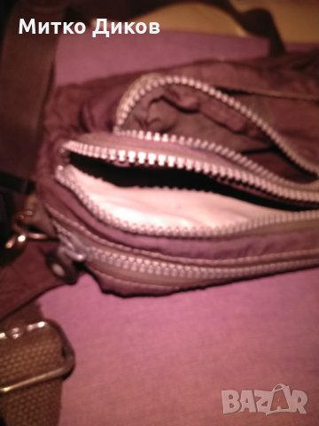 Мъжка чанта промазан плат маркова на Киплинг-две позици  за през рамо и колан 20х15х6см, снимка 6 - Чанти - 35318873