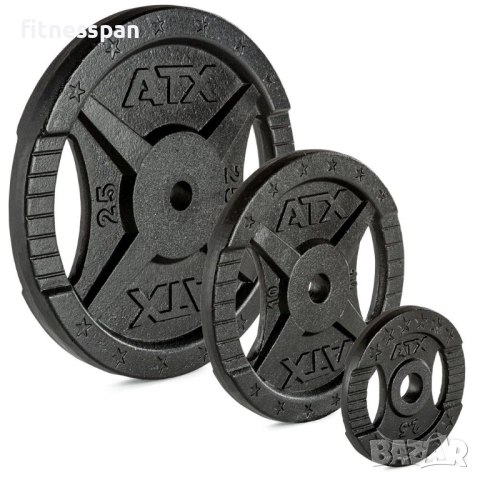 Комплект дискове Фи 30 мм 100 кг, снимка 2 - Фитнес уреди - 52127658