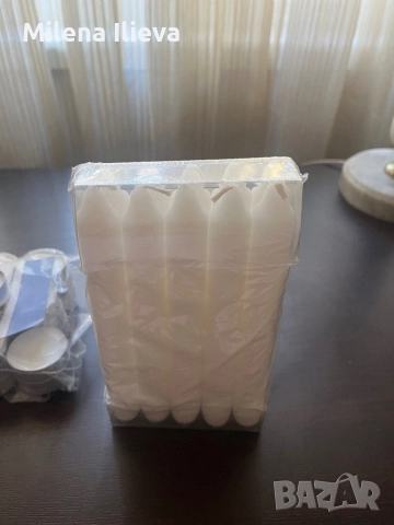 🕯️ Комплект ароматни и декоративни свещи с керамичен ароматизатор за свещи и масла 🌸, снимка 4 - Декорация за дома - 52105346