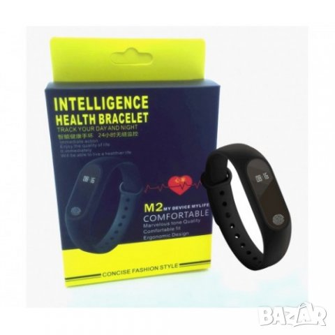 Смарт гривна M2 Intelligence health bracelet, снимка 2 - Смарт гривни - 30308706