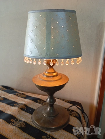 Винтидж настолна лампа , снимка 3 - Настолни лампи - 53997009