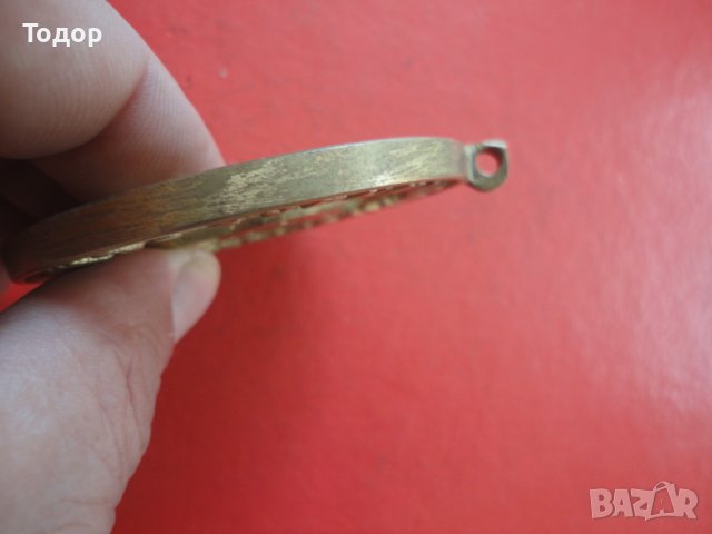 Голям футболен бронзов медал Сливен, снимка 5 - Антикварни и старинни предмети - 42233145