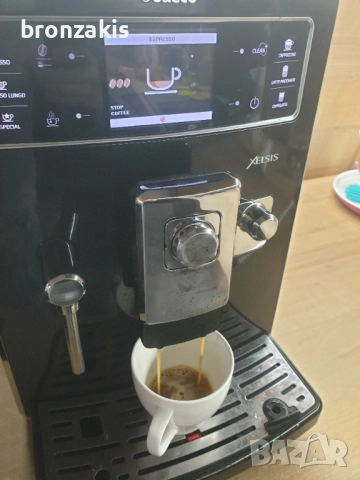 Saeco Xelsis black- внос от Австрия, с кана и БГ меню, снимка 6 - Кафемашини - 52951986