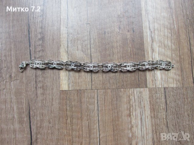 дамска сребърна гривна - 14, снимка 2 - Гривни - 40024127