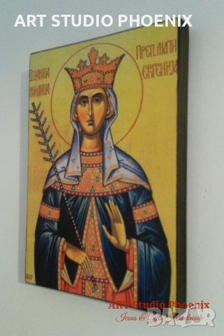 Икона на Света Евгения icona Sveta Evgenia, снимка 3 - Картини - 12896905