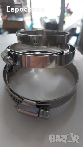 Цена: 5 лв. за комплект от 6 скоби MIAHART 4-инчови скоби за маркуч. Комплект от 6 броя регулируеми , снимка 10 - Други инструменти - 48550357