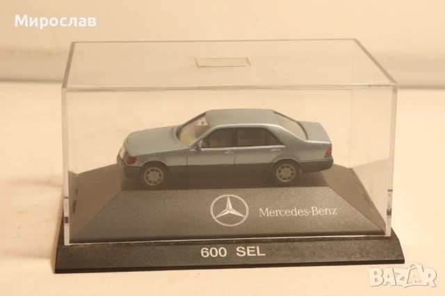 HERPA H0 1/87 MERCEDES BENZ 600 SEL МОДЕЛ КОЛИЧКА