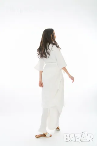 Дамски Летен Сет в Бяло - Molly, снимка 4 - Туники - 49724026