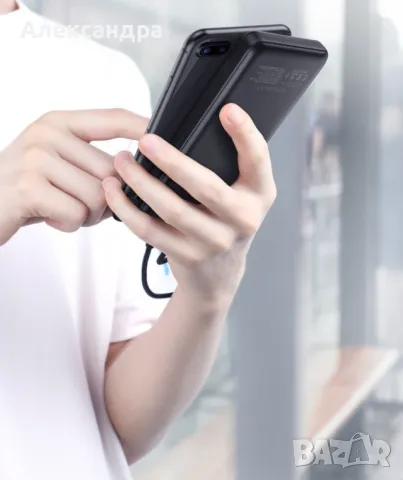 Ултра тънко преносимо зарядно устройство KUULAA power bank 10000mAh - TV500, снимка 5 - Друга електроника - 49049428