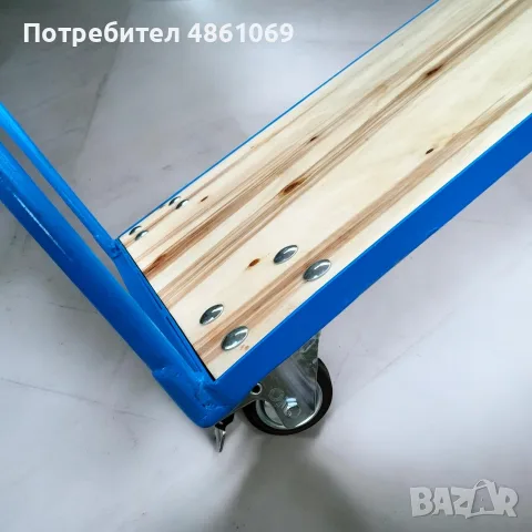 Индустриална транспортна количка / сервизна количка – ръчна изработка, снимка 6 - Други машини и части - 55754187