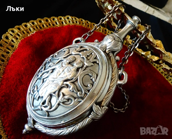 Калаена барутница Адам и Ева,калаена сватба. , снимка 11 - Антикварни и старинни предмети - 52777010