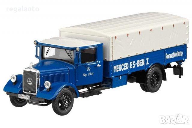 B66041023,умален модел die-cast Mercedes Benz Lo 2750 Renntransporter,1934,1:43
