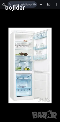 Хладилник с фризер 323Л - ELECTROLUX ENB34633W NO FROST
