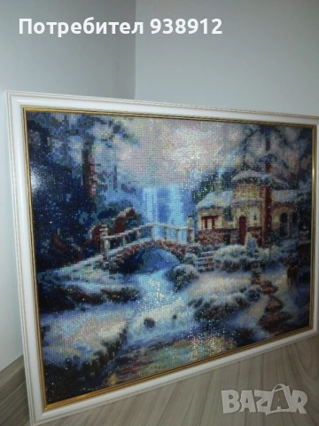 Диамантена картина "Зимна приказка", снимка 5 - Картини - 54175001