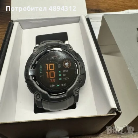 Перфектен ,Garmin Instinct 3 50mm amoled, гаранция 